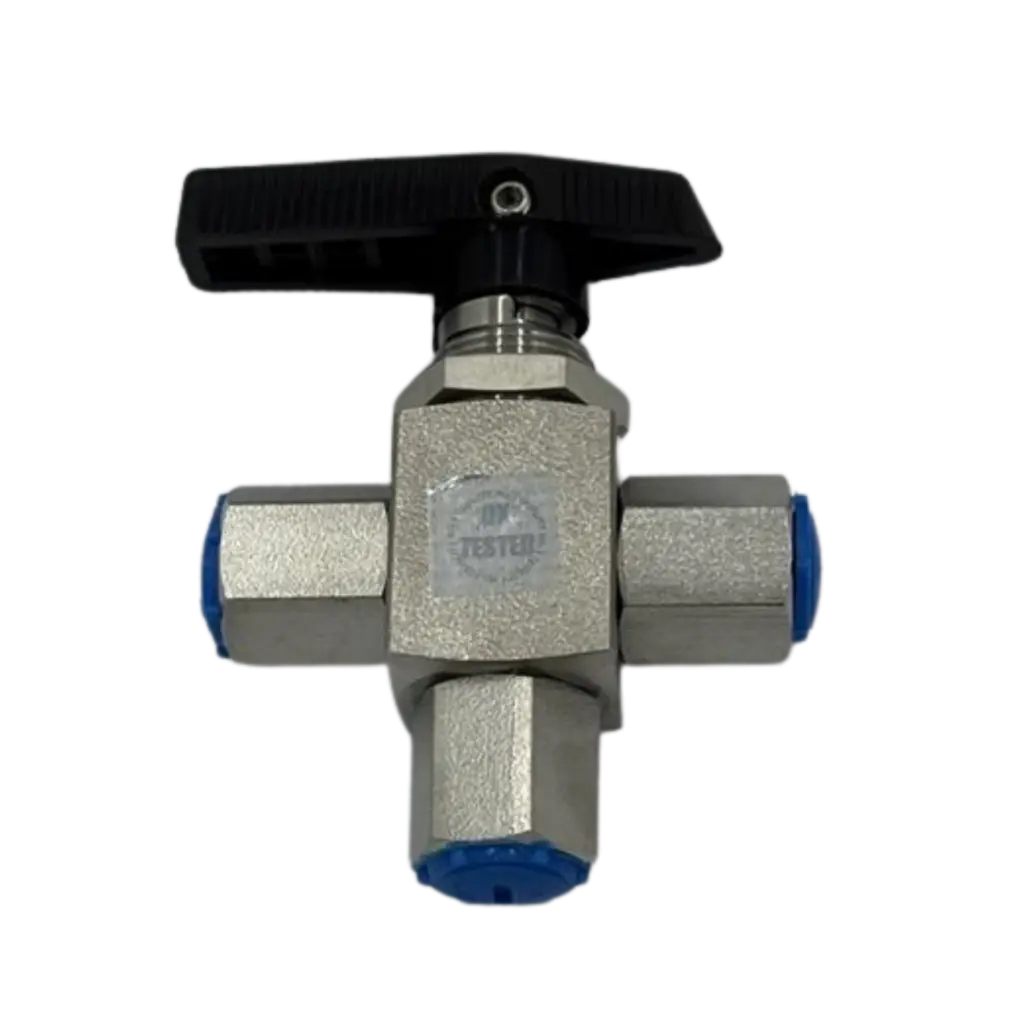 3 Way 1/4" Ball Valve - Hi low control valve