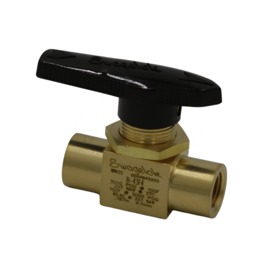 [CVS-B43F4] 1/4” 2 Port Ball Valve