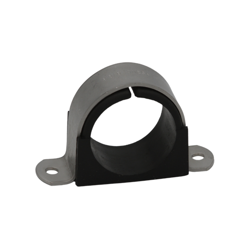 2-3/8” Tube OD Stainless Steel Cushion Clamp, Black